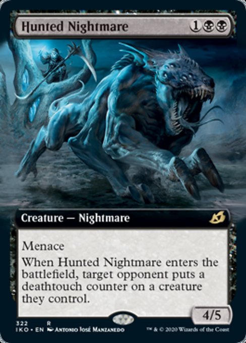 Hunted Nightmare (Extended Art) (Ikoria: Lair of Behemoths) Near Mint Foil