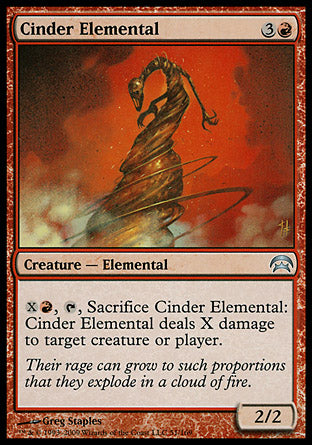 Cinder Elemental (Planechase) Near Mint