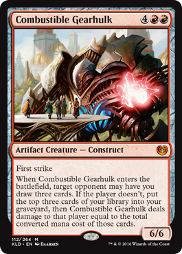 Combustible Gearhulk (Kaladesh) Near Mint
