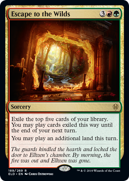 Escape to the Wilds (Throne of Eldraine) Near Mint Foil