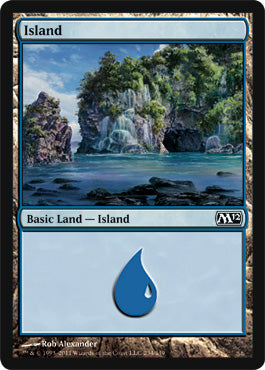 Island (234) (Magic 2012 Core Set) Near Mint Foil