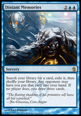 Distant Memories (Mirrodin Besieged) Near Mint Foil