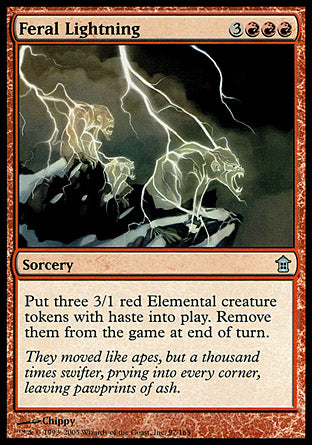 Feral Lightning (Saviors of Kamigawa) Near Mint