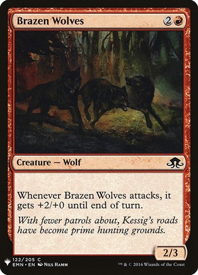 Brazen Wolves (Mystery Booster) Near Mint
