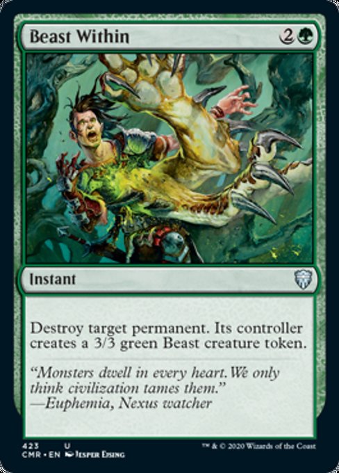 Beast Within (Commander 2020 Commander Legends) Near Mint