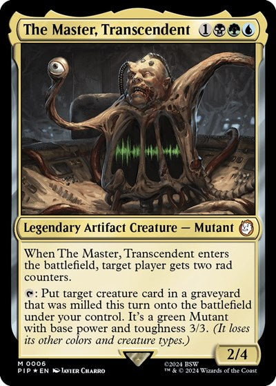 The Master, Transcendent (Universes Beyond: Fallout) Near Mint