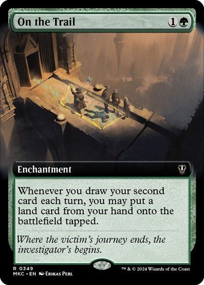 On the Trail (Extended Art) (Commander: Murders at Karlov Manor) Near Mint