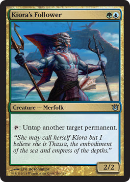 Kiora's Follower (Born of the Gods) Near Mint