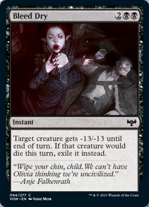 Bleed Dry (Innistrad: Crimson Vow) Near Mint