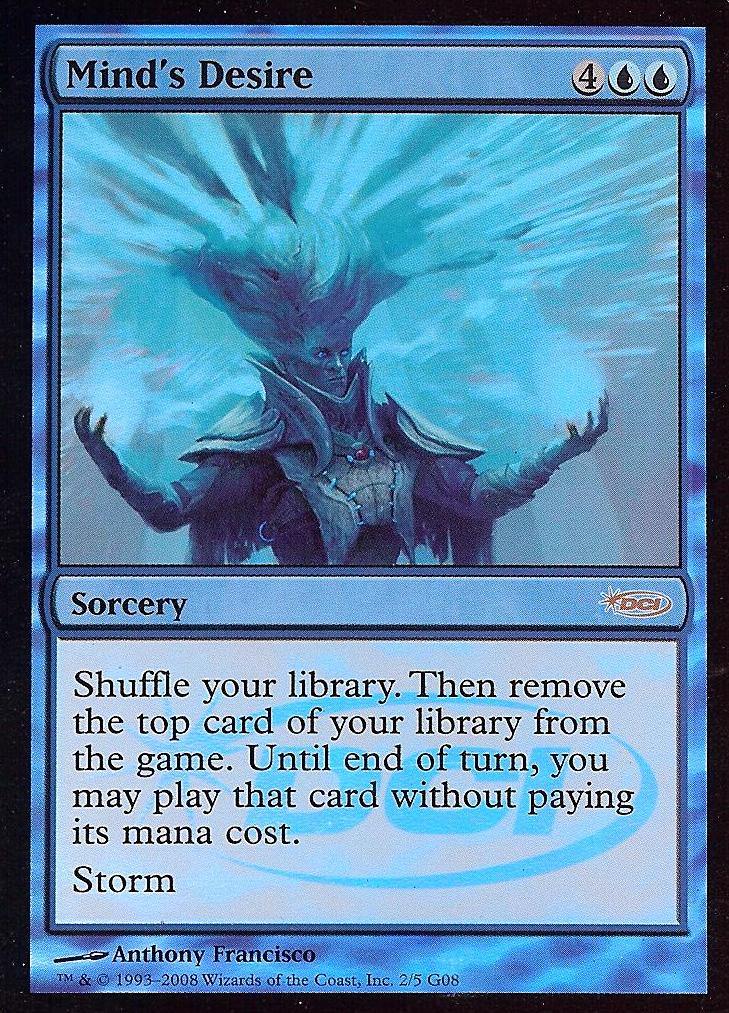 Mind's Desire (DCI Judge) (Promotional Cards) Near Mint Foil