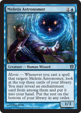 Meletis Astronomer (Born of the Gods) Near Mint Foil