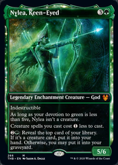 Nylea, Keen-Eyed (Showcase) (Theros Beyond Death) Near Mint