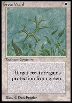 Green Ward (Alpha) Near Mint