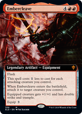 Embercleave (Extended Art) (Throne of Eldraine) Near Mint
