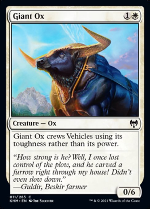 Giant Ox (Kaldheim) Near Mint Foil