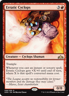 Erratic Cyclops (Guilds of Ravnica) Near Mint