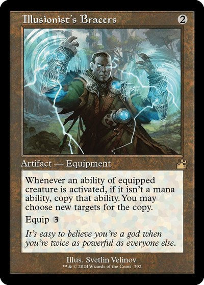 Illusionist's Bracers (Retro Frame) (Ravnica Remastered) Near Mint