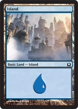Island (258) (Return to Ravnica) Near Mint Foil