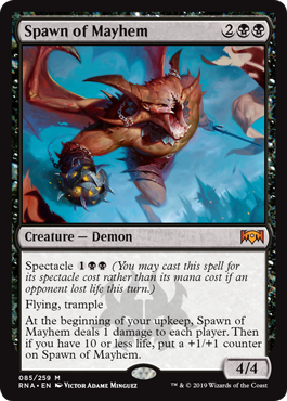 Spawn of Mayhem (Ravnica Allegiance) Near Mint Foil