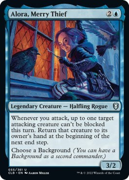 Alora, Merry Thief (Commander Legends: Battle for Baldur's Gate) Near Mint Foil
