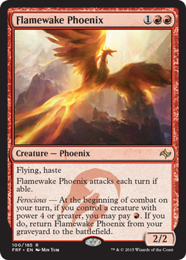 Flamewake Phoenix (Fate Reforged) Near Mint Foil