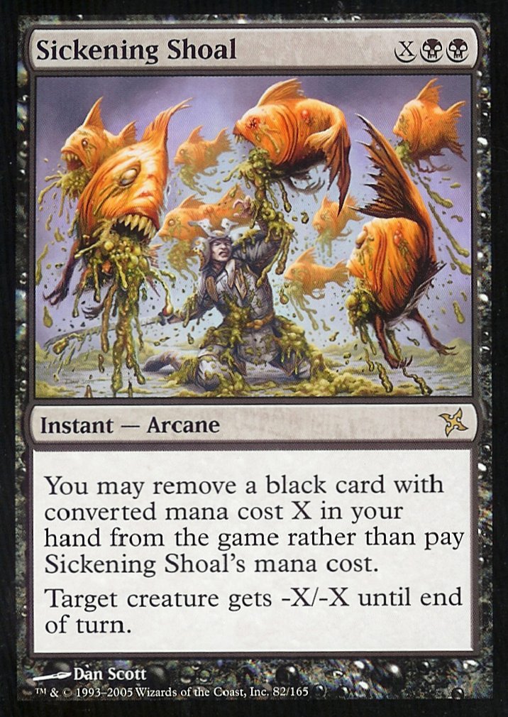 Sickening Shoal (Betrayers of Kamigawa) Near Mint Foil