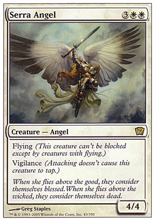 Serra Angel (9th Edition) Light Play