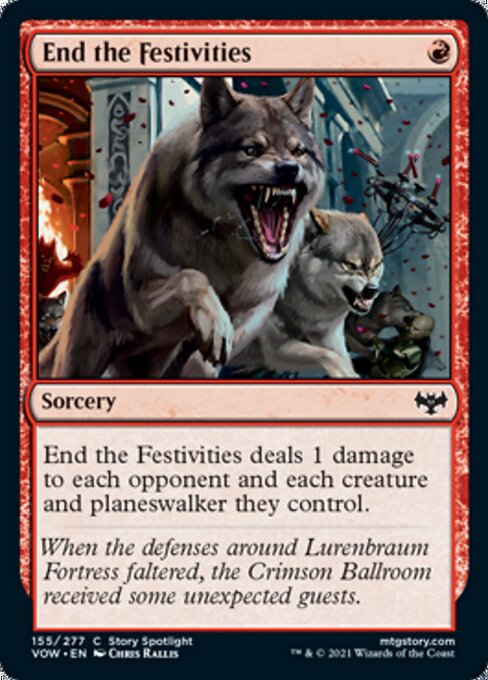 End the Festivities (Innistrad: Crimson Vow) Near Mint