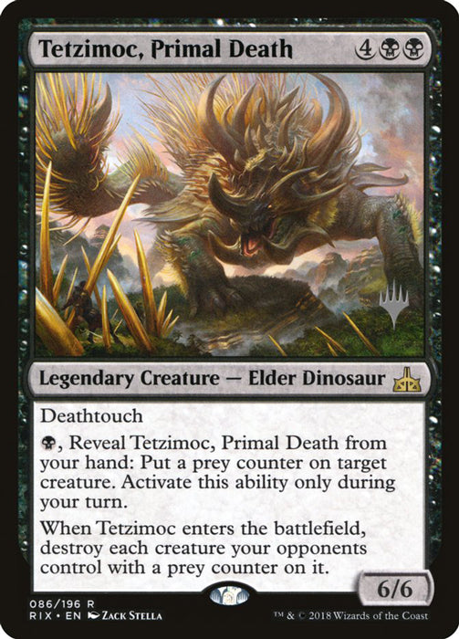 Tetzimoc, Primal Death (Promo Pack) Near Mint