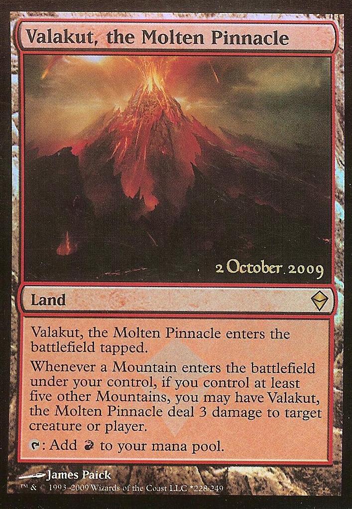 Valakut, the Molten Pinnacle (Zendikar Release Day Promo) (Promotional Cards) Near Mint Foil