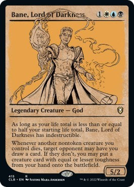 Bane, Lord of Darkness (Showcase) (Commander Legends: Battle for Baldur's Gate) Near Mint