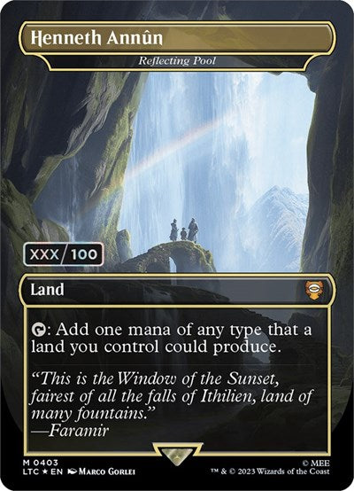 Henneth Annun - Reflecting Pool (Serial Numbered) (Commander: The Lord of the Rings: Tales of Middle-earth) Near Mint