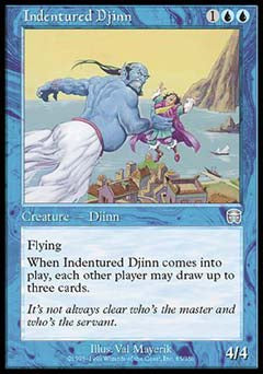 Indentured Djinn (Mercadian Masques) Near Mint