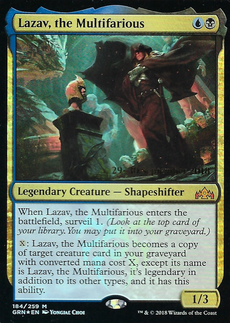 Lazav the Multifarious Prerelease (Promotional Cards) Near Mint Foil