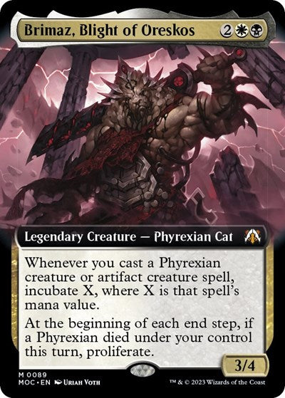 Brimaz, Blight of Oreskos (Extended Art) (Commander: March of the Machine) Near Mint