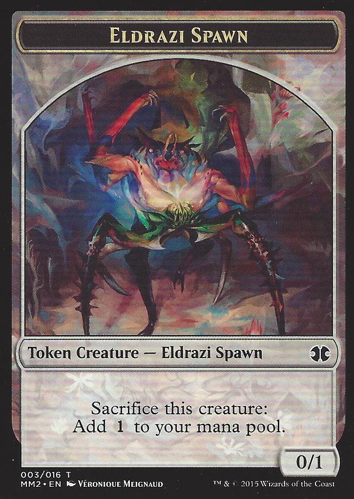 Eldrazi Spawn Token 3 (Modern Masters 2015) Near Mint