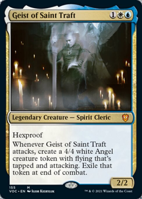 Geist of Saint Traft (Commander 2021 Crimson Vow) Near Mint