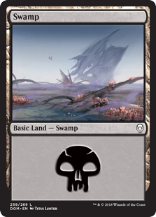 Swamp (259) (Dominaria) Near Mint