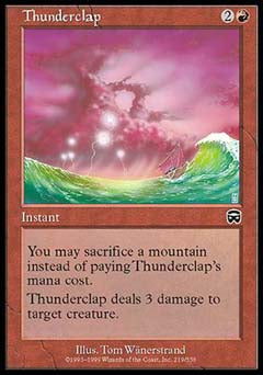 Thunderclap (Mercadian Masques) Near Mint