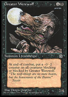 Greater Werewolf (Homelands) Good