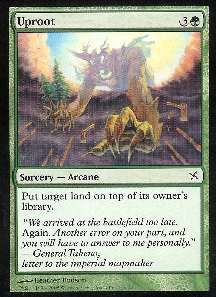 Uproot (Betrayers of Kamigawa) Near Mint Foil