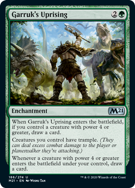 Garruk's Uprising (Magic 2021 Core Set) Near Mint Foil
