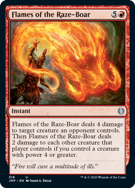 Flames of the Raze-Boar (Jumpstart) Near Mint