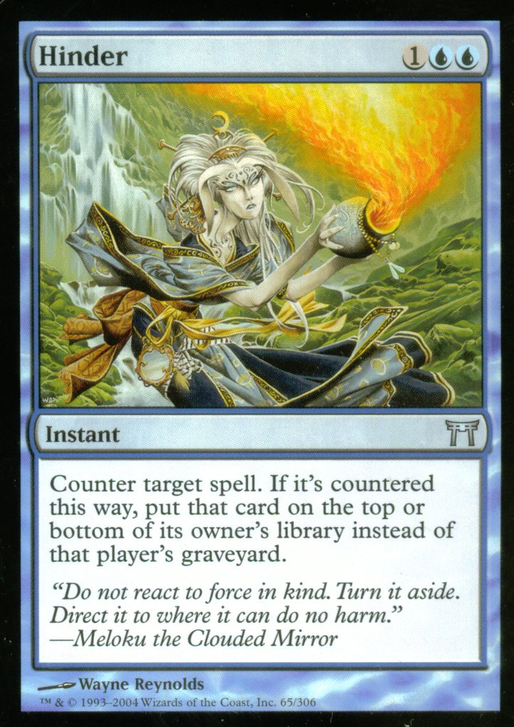 Hinder (Champions of Kamigawa) Near Mint Foil
