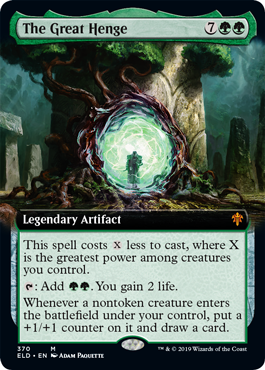 The Great Henge (Extended Art) (Throne of Eldraine) Near Mint
