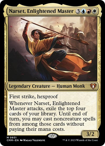 Narset, Enlightened Master (Commander Masters) Near Mint