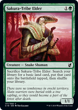 Sakura-Tribe Elder (Commander 2019) Near Mint