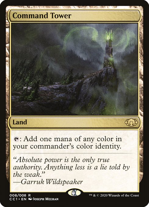 Command Tower (Commander Collection: Green) Near Mint