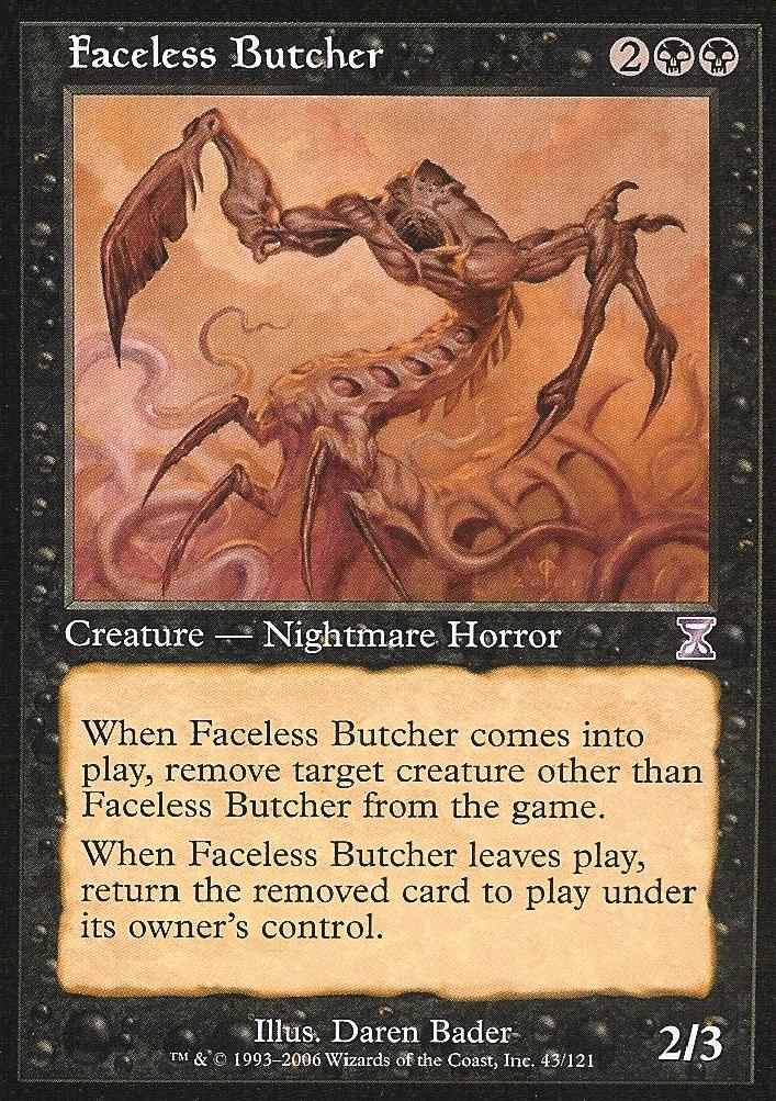 Faceless Butcher (Time Spiral Time Shifted) Near Mint