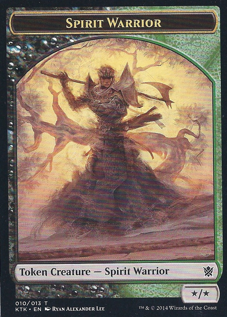 Spirit Warrior Token (Khans of Tarkir) Near Mint